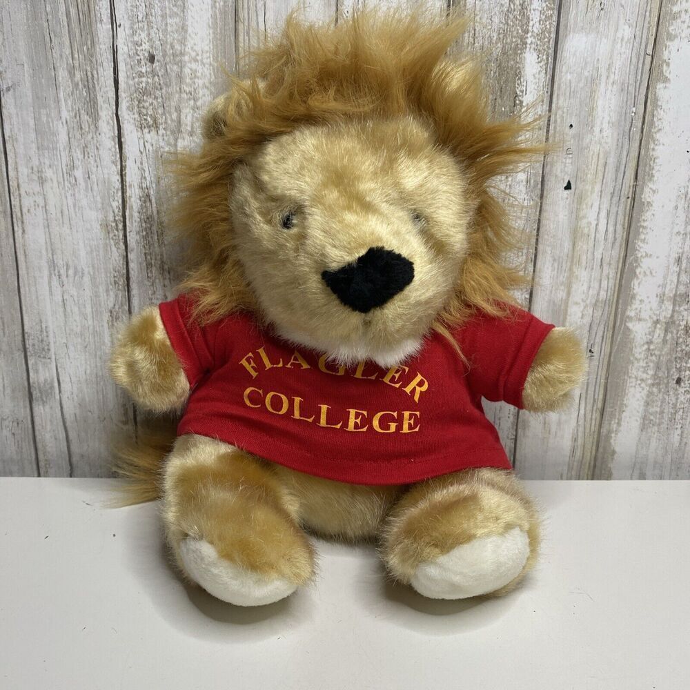 Flagler College St Augustine Florida Medium Stuffed Animal Lion Plush